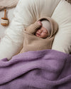 hvid Blanket Gaston Lavender