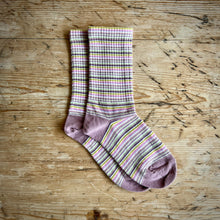  mp Denmark Stripe socks lilac shadow