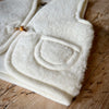 Alwero Wool Teddy Fleece Gilet - Natural