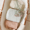 Organic Cotton Waffle Blanket - Seafoam