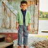Misha Puff Boucle Everyday Cardigan Peapod