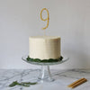 Oakmoss Number Beeswax Birthday Candle