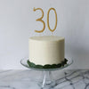 Oakmoss Number Beeswax Birthday Candle