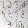 Oakmoss Number Beeswax Birthday Candle
