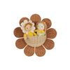 Olli Ella Rattan Daisy Wall Basket