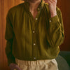 Poudre Organic Blouse ROSIER Fir Green