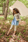 Soor Ploom Capri Legging Fleur Print Powder