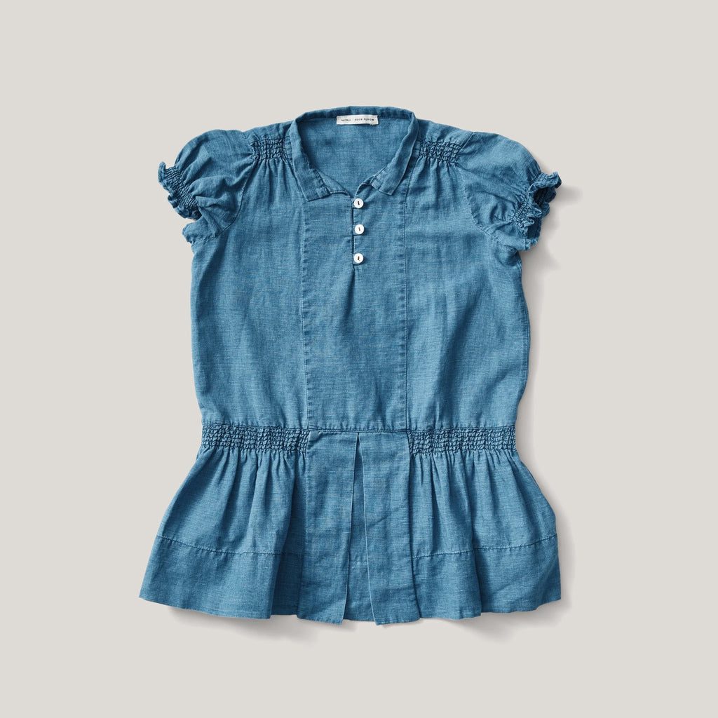 Lucille Dress - Indigo – The Little Wooden Peg