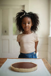 Soor Ploom Short Sleeve Pouf Tee Farro