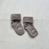 Terry Baby Sock - Light Brown Melange