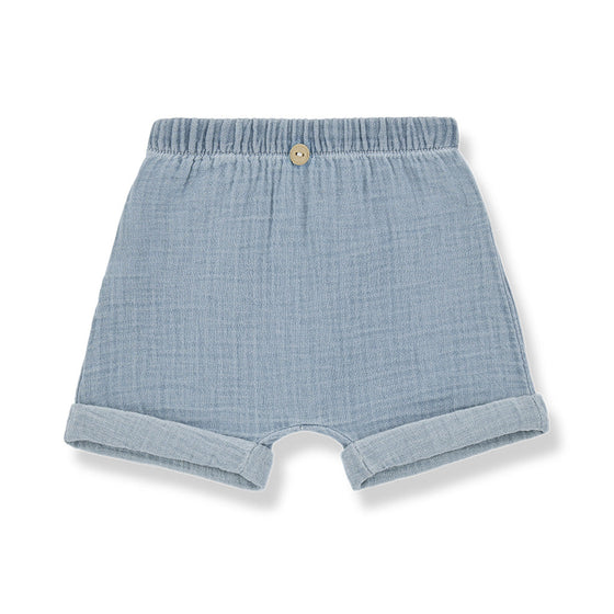 1 More in the Family ANGELO shorts washed denim muslin