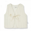 ETIENNE quilted vest - ivory