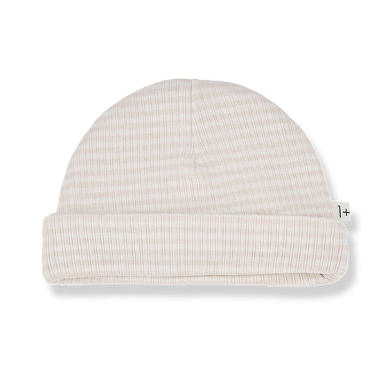 1 More in the Family GIO beanie nude stripe