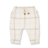 1 More in the Family ICARO pants beige check