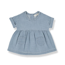  1 More in the Family LAVINIA dress washed denim muslin