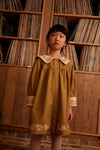 APOLINA BETTE DRESS DRIED MOSS