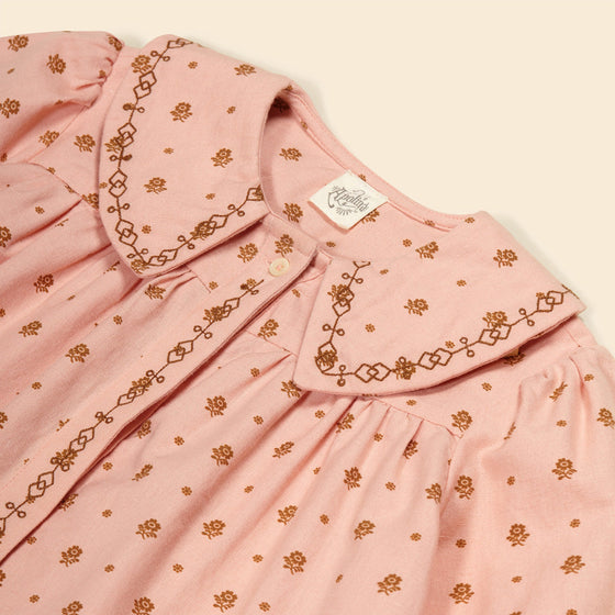 APOLINA CARLOTTA BLOUSE MEADOW CALICO RIBBON
