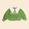 APOLINA CORNELIA BLOUSE RETRO GREEN