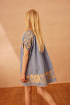 APOLINA FAY DRESS CORNFLOWER