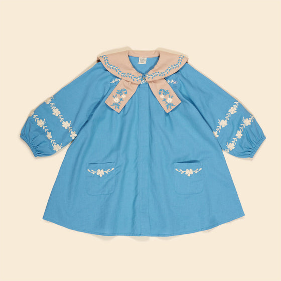 APOLINA MAGGIE SAILOR DRESS NORDIC BLUE