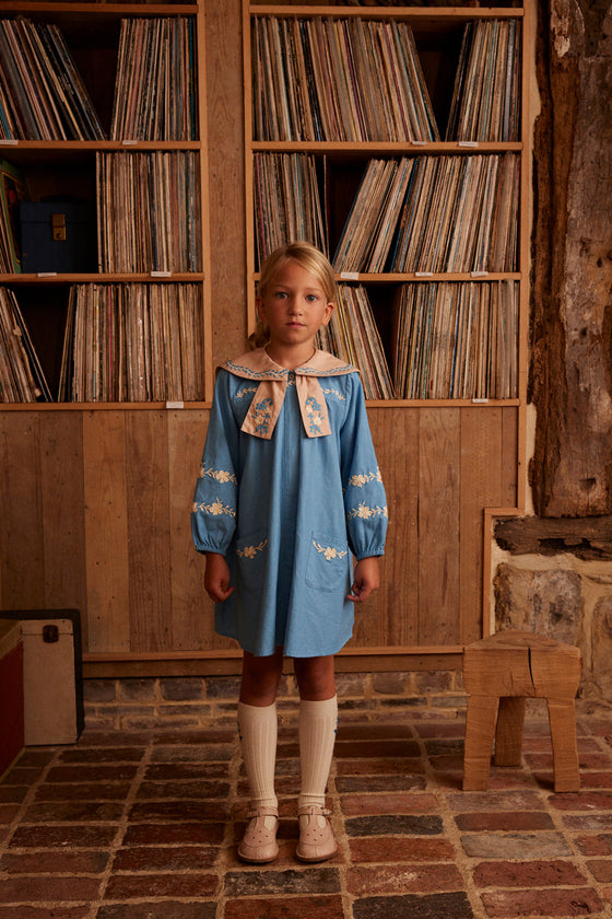 APOLINA MAGGIE SAILOR DRESS NORDIC BLUE