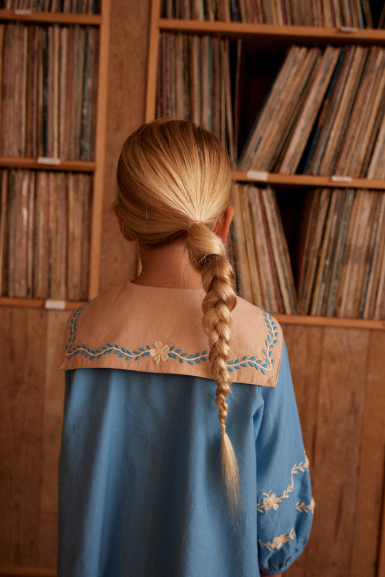 APOLINA MAGGIE SAILOR DRESS NORDIC BLUE