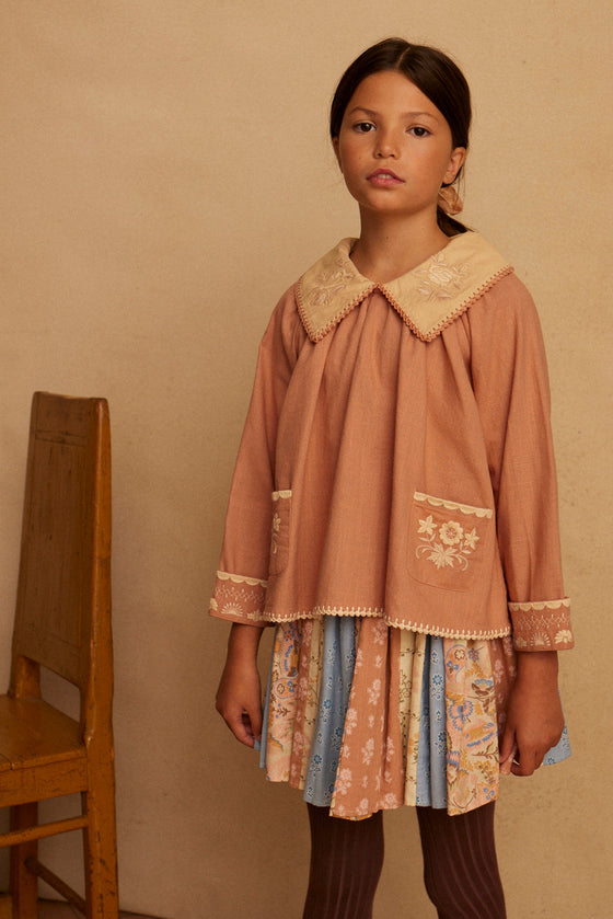 APOLINA MYRA BLOUSE DESERT ROSE