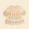 APOLINA PENNY SMOCK DRESS CASHEW