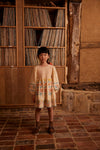 APOLINA PENNY SMOCK DRESS CASHEW