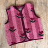 Wool Teddy Vest - Tulip