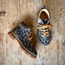  Lace Up Boot - Leopard Taupe