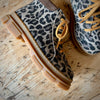 Lace Up Boot - Leopard Taupe