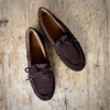Angulus Suede Moccasin Chocolate