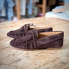 Angulus Suede Moccasin Chocolate