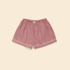 Apolina Emer Embroidered Shorts Mauve