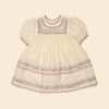Apolina Patsy Ribbons Dress Cream