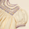 Apolina Patsy Ribbons Dress Cream