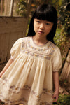 Apolina Patsy Ribbons Dress Cream