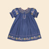 Apolina Verna Smock Dress Azul