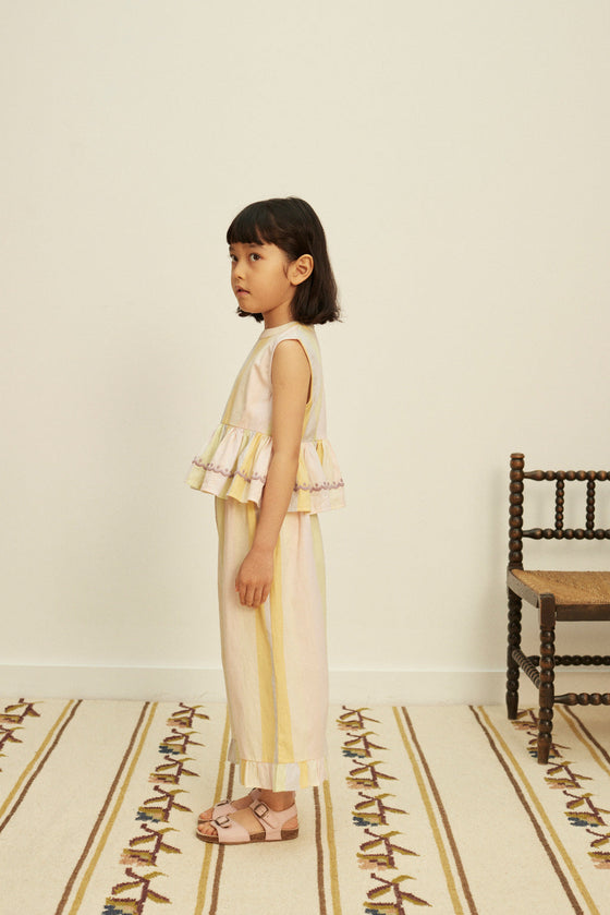 Wini Trouser Set - Painters Stripe – The Little Wooden Peg