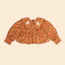  DIONNE BLOUSE AUTUMN HARVEST FLORAL
