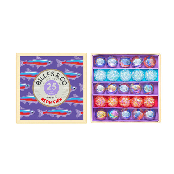 Billes and Co Marbles Mini Box Neon Fish