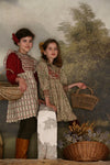 Bonjour Iris tunic leaf block print