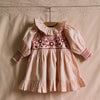 Iris dress pink polka dots