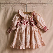 Iris dress pink polka dots