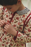 Bonjour Quilted jacket Aline print