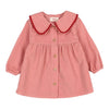 BB Soft Velour Dress - Peony