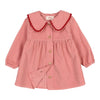 BB Soft Velour Dress - Peony