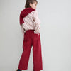 Corduroy Girly Pants - Cherry