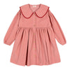 Soft Velour Dress - Peony